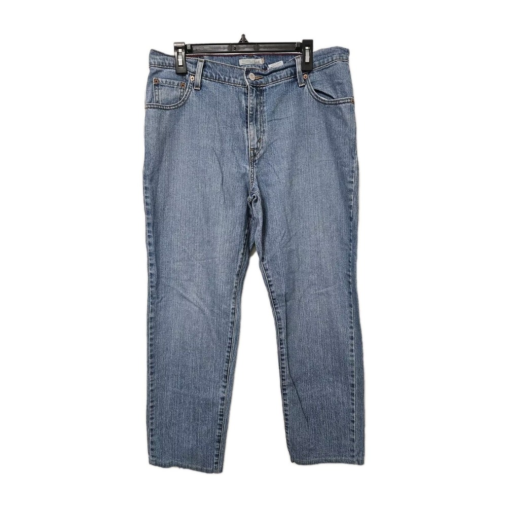 Levi's Jeans Women 14L Blue 550 Relaxed Tapered High Rise Medium Wash Denim